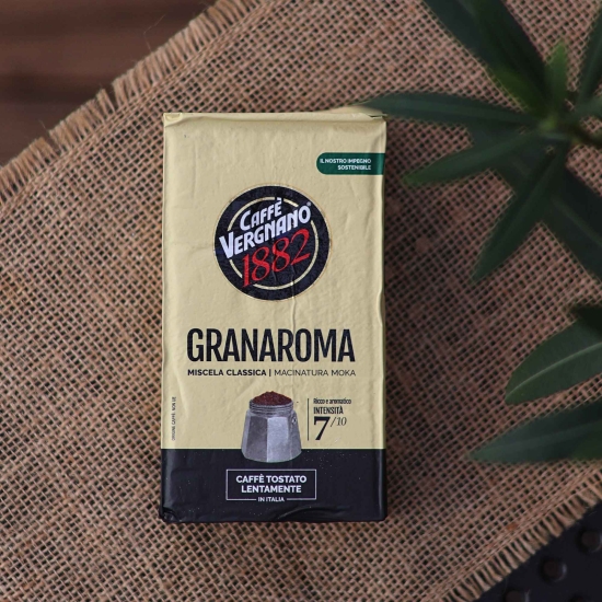 Kawa palona mielona 250g - GRANAROMA Caffe Vergnano 1882